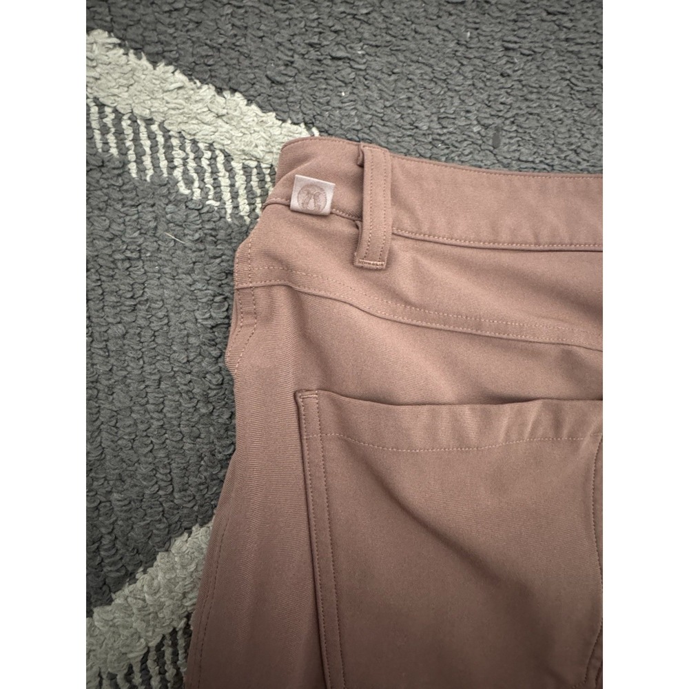 Lululemon ABC Classic-fit Trouser Brown 34x31 Pants Warpstream Dark Forest - Picture 2 of 5